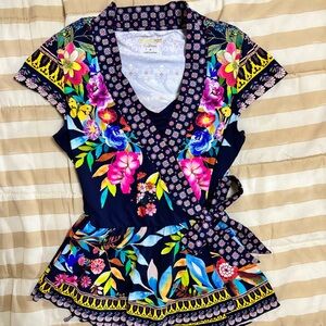 NWT Johnny Was tankini top